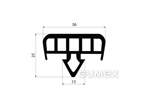 GUMMIPROFILE T-FORM - EPDM